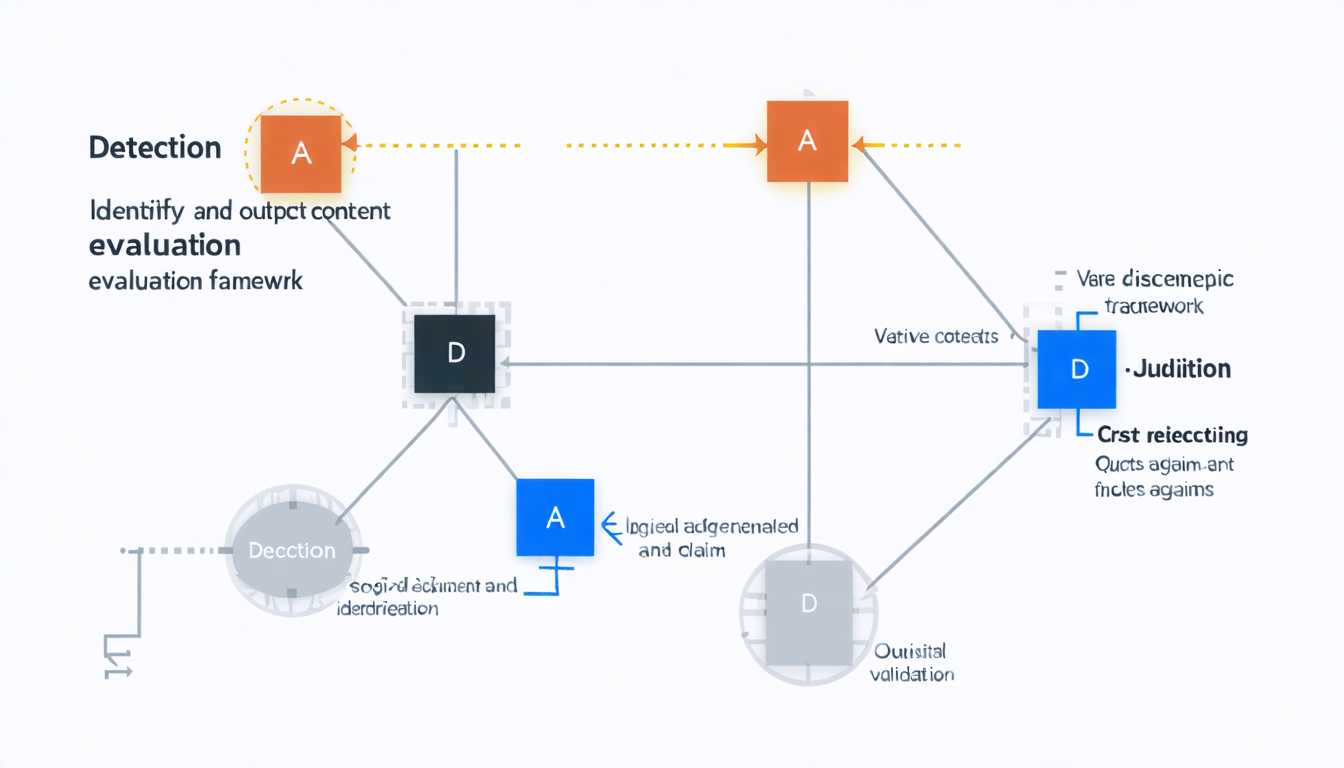Concept architecture for Discernment: reading and evaluating AI output